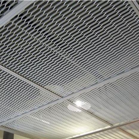 aluminum expanded mesh ceiling-hexogonal hole